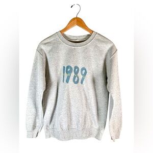 Taylor Swift Spotify Fans First Heather Gray 1989 (Taylor's Version) sweatshirt